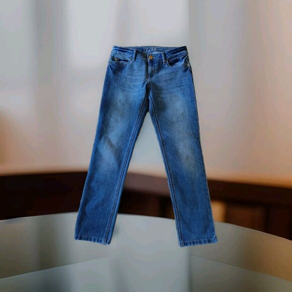 DL1961 Jeans 4 Way Stretch Angel Mid Rise Skinny Ankle 360 Comfort Size 28 - Picture 1 of 16